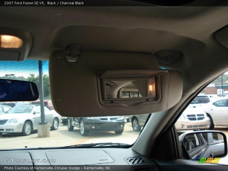 Black / Charcoal Black 2007 Ford Fusion SE V6
