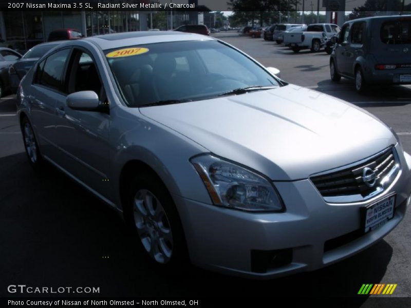 Radiant Silver Metallic / Charcoal 2007 Nissan Maxima 3.5 SL