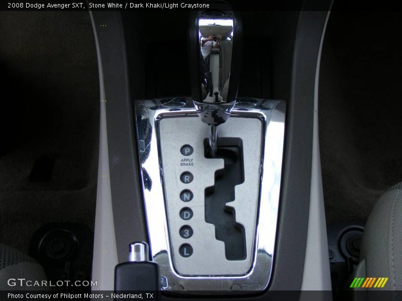 Stone White / Dark Khaki/Light Graystone 2008 Dodge Avenger SXT
