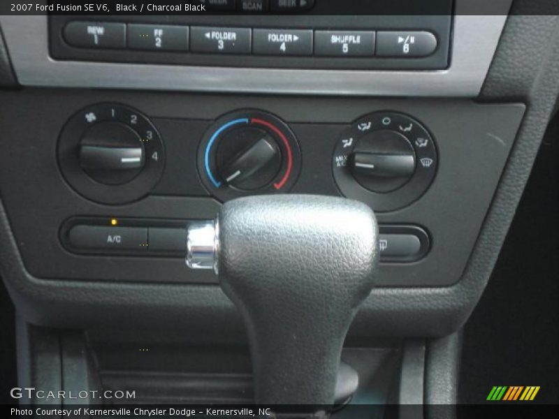 Black / Charcoal Black 2007 Ford Fusion SE V6