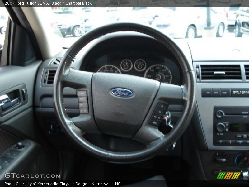 Black / Charcoal Black 2007 Ford Fusion SE V6