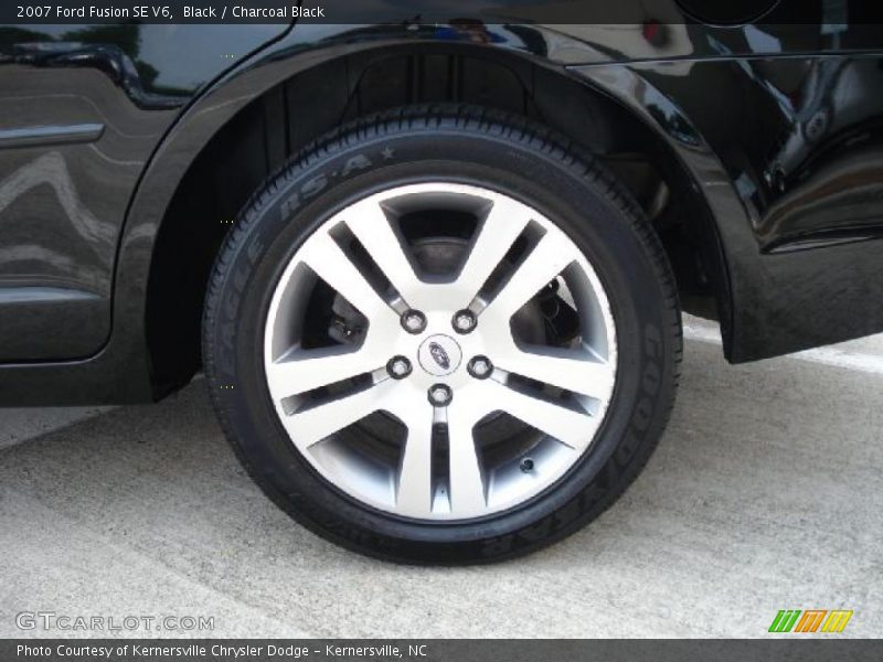 Black / Charcoal Black 2007 Ford Fusion SE V6