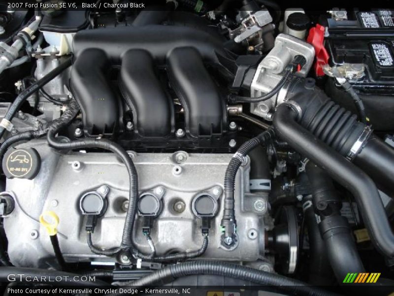 Black / Charcoal Black 2007 Ford Fusion SE V6