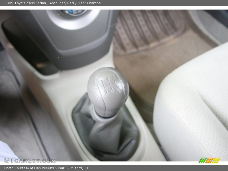 Absolutely Red / Dark Charcoal 2009 Toyota Yaris Sedan