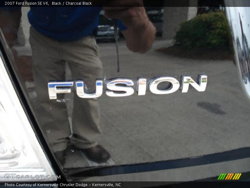 Black / Charcoal Black 2007 Ford Fusion SE V6