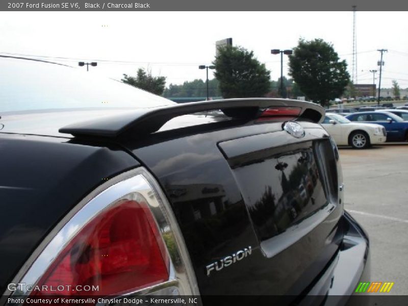 Black / Charcoal Black 2007 Ford Fusion SE V6