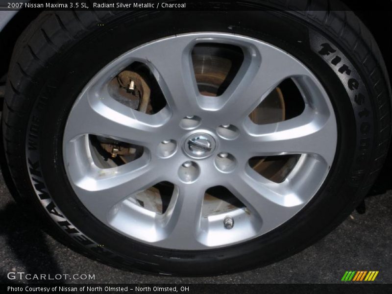 Radiant Silver Metallic / Charcoal 2007 Nissan Maxima 3.5 SL