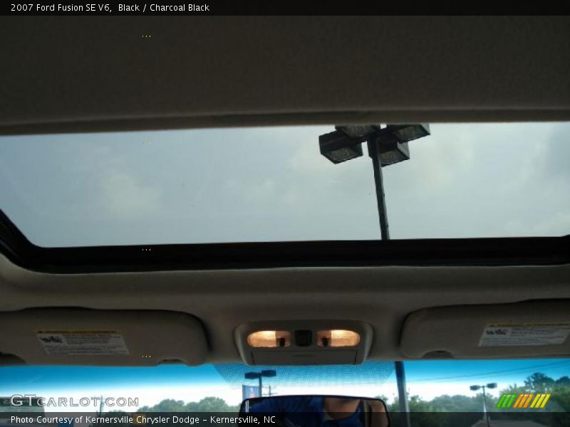 Black / Charcoal Black 2007 Ford Fusion SE V6