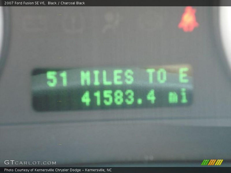 Black / Charcoal Black 2007 Ford Fusion SE V6