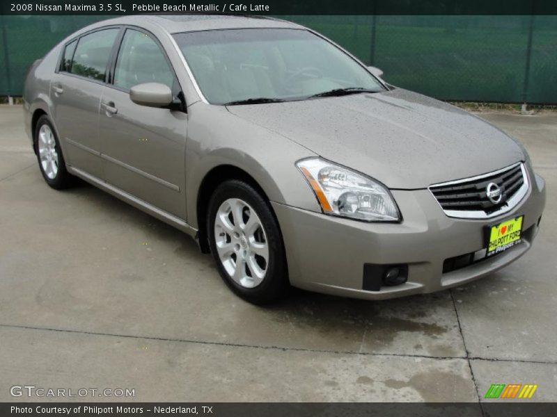 Pebble Beach Metallic / Cafe Latte 2008 Nissan Maxima 3.5 SL