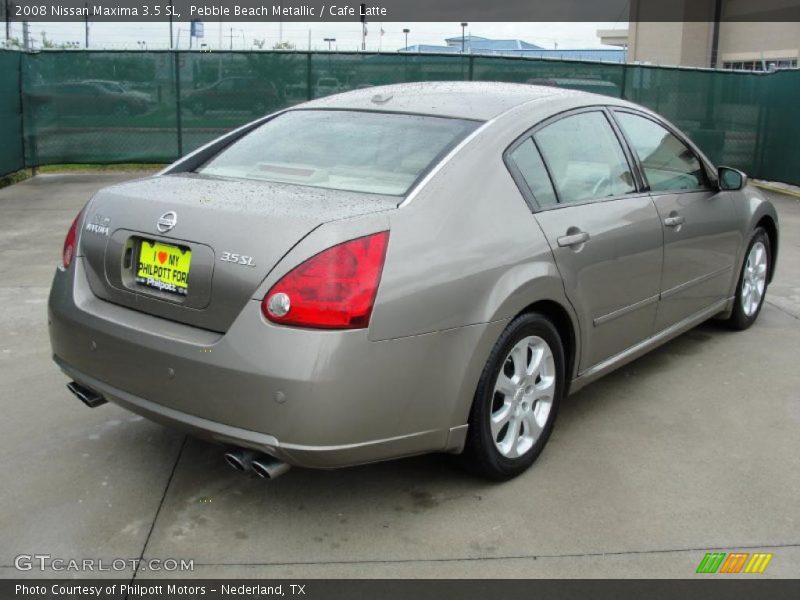 Pebble Beach Metallic / Cafe Latte 2008 Nissan Maxima 3.5 SL