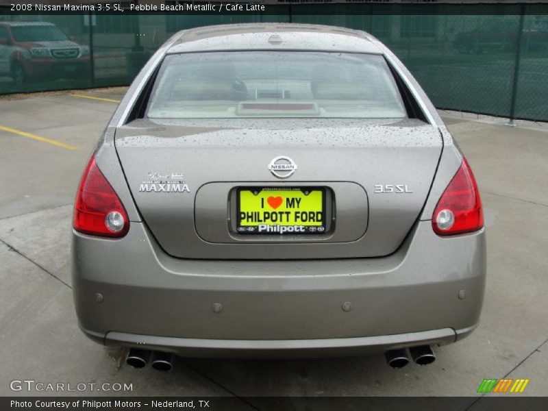 Pebble Beach Metallic / Cafe Latte 2008 Nissan Maxima 3.5 SL