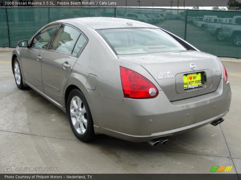Pebble Beach Metallic / Cafe Latte 2008 Nissan Maxima 3.5 SL