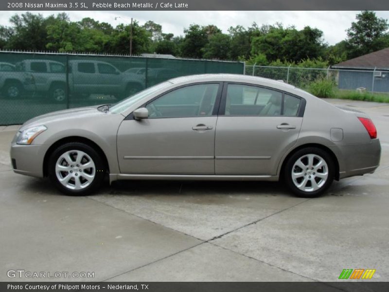 Pebble Beach Metallic / Cafe Latte 2008 Nissan Maxima 3.5 SL