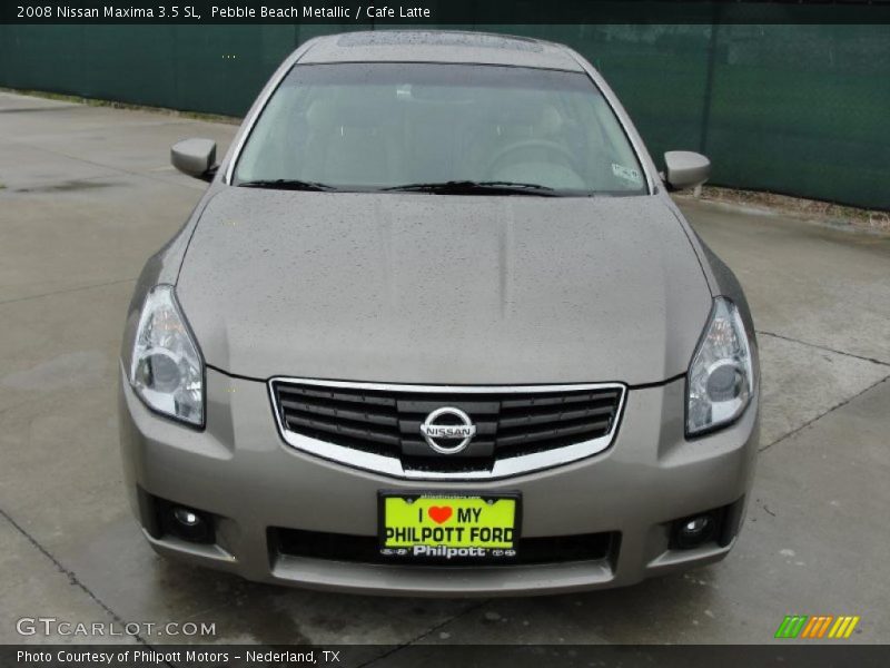 Pebble Beach Metallic / Cafe Latte 2008 Nissan Maxima 3.5 SL
