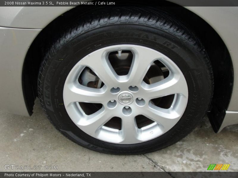 Pebble Beach Metallic / Cafe Latte 2008 Nissan Maxima 3.5 SL