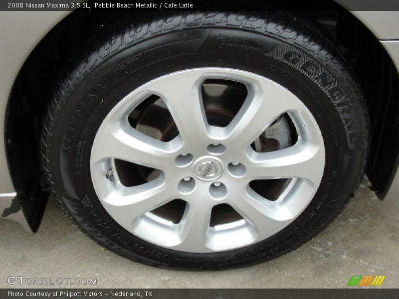 Pebble Beach Metallic / Cafe Latte 2008 Nissan Maxima 3.5 SL