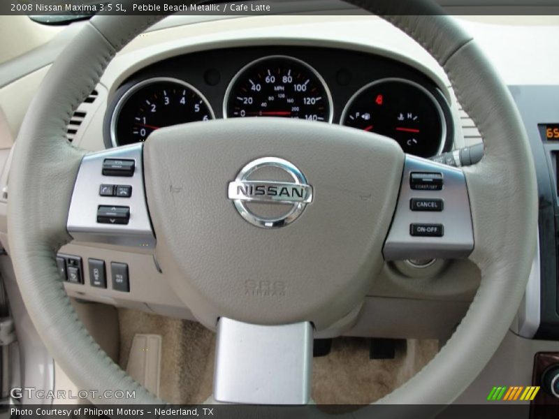 Pebble Beach Metallic / Cafe Latte 2008 Nissan Maxima 3.5 SL