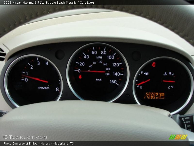 Pebble Beach Metallic / Cafe Latte 2008 Nissan Maxima 3.5 SL