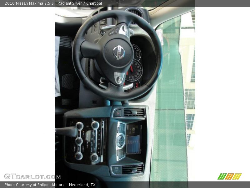 Radiant Silver / Charcoal 2010 Nissan Maxima 3.5 S