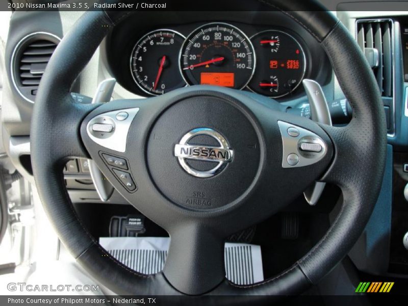 Radiant Silver / Charcoal 2010 Nissan Maxima 3.5 S
