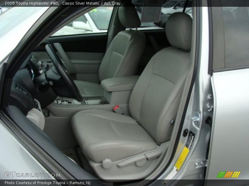 Classic Silver Metallic / Ash Gray 2008 Toyota Highlander 4WD