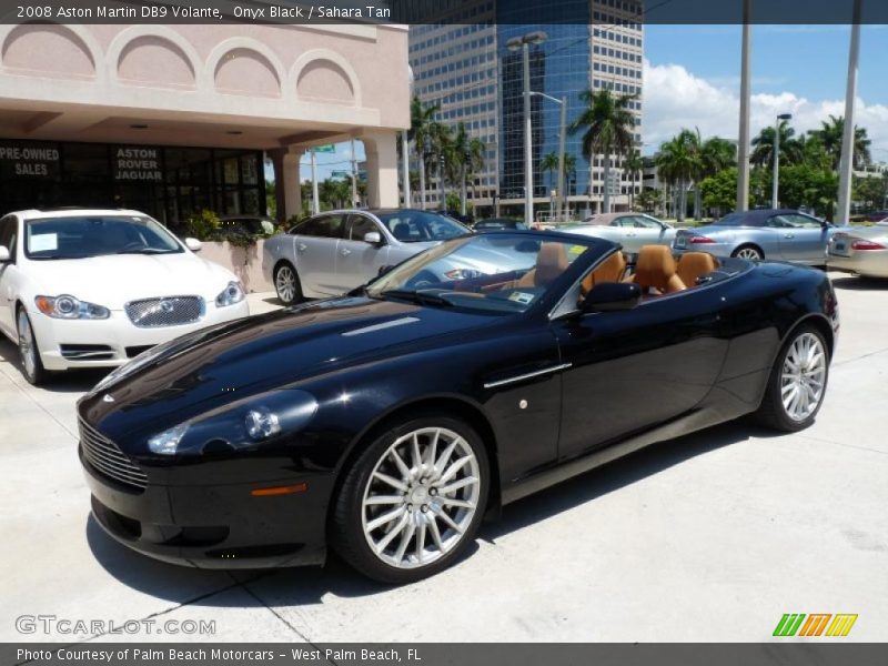Onyx Black / Sahara Tan 2008 Aston Martin DB9 Volante