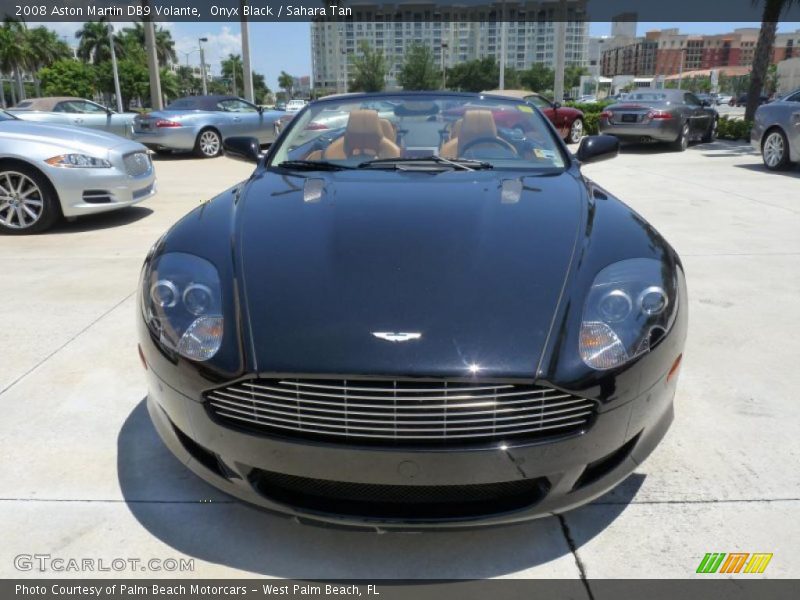Onyx Black / Sahara Tan 2008 Aston Martin DB9 Volante