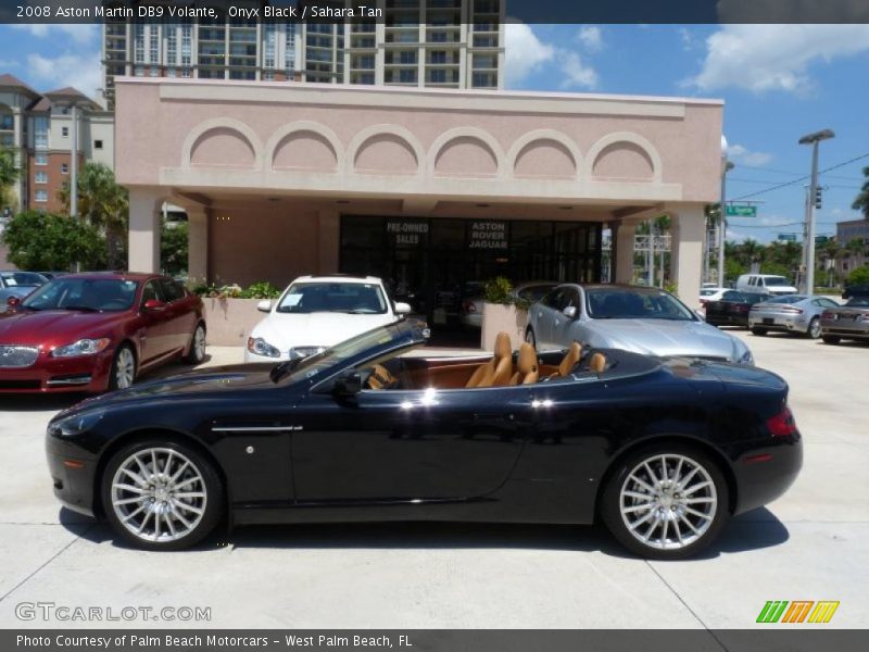 Onyx Black / Sahara Tan 2008 Aston Martin DB9 Volante