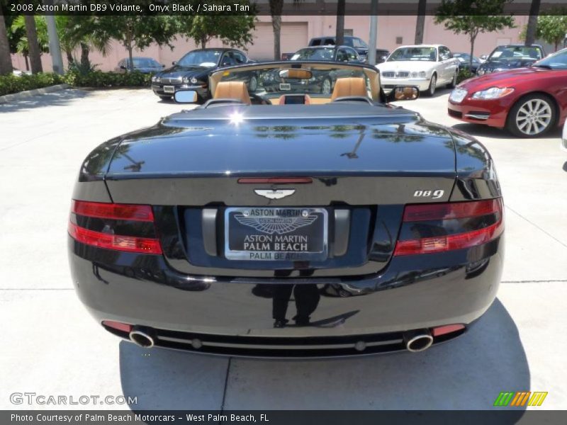 Onyx Black / Sahara Tan 2008 Aston Martin DB9 Volante