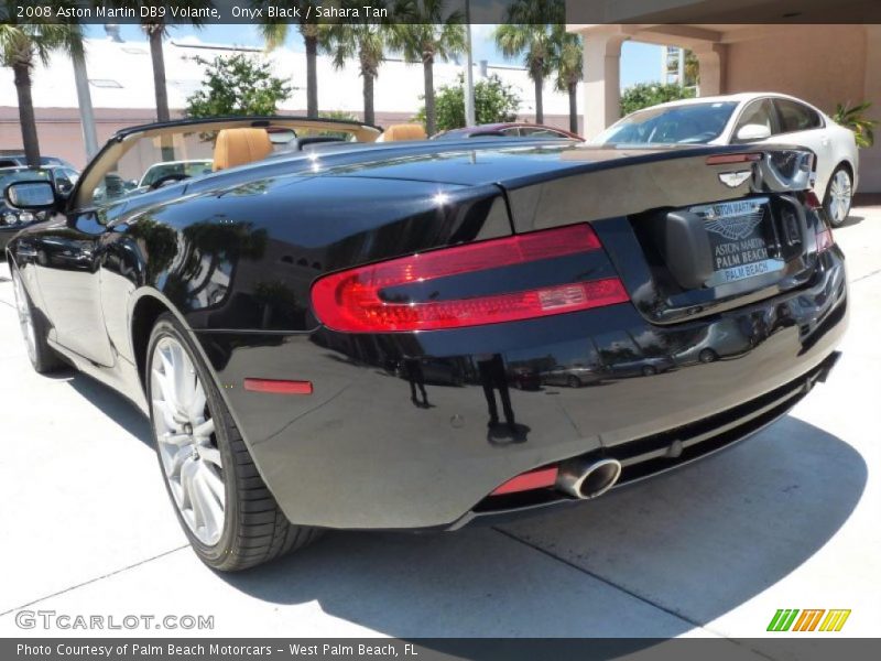 Onyx Black / Sahara Tan 2008 Aston Martin DB9 Volante