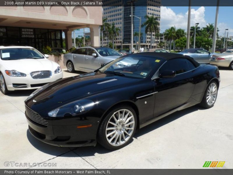 Onyx Black / Sahara Tan 2008 Aston Martin DB9 Volante