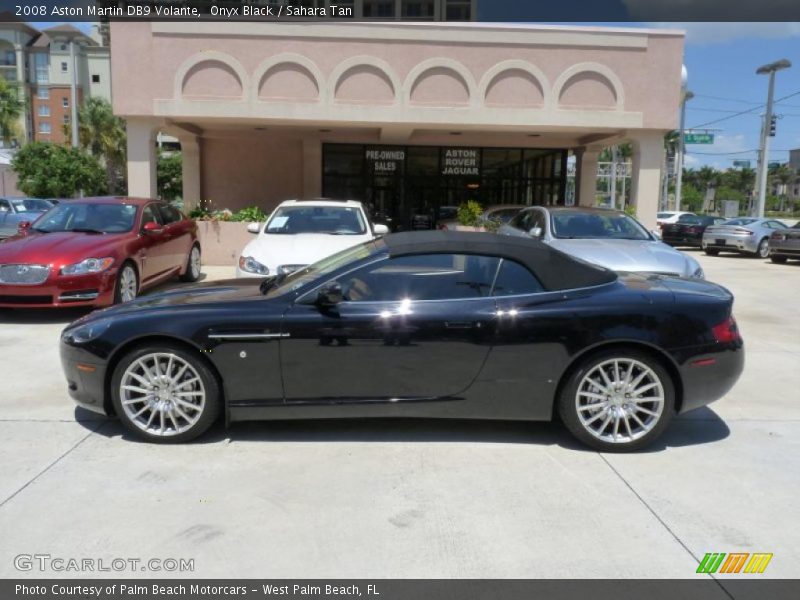 Onyx Black / Sahara Tan 2008 Aston Martin DB9 Volante