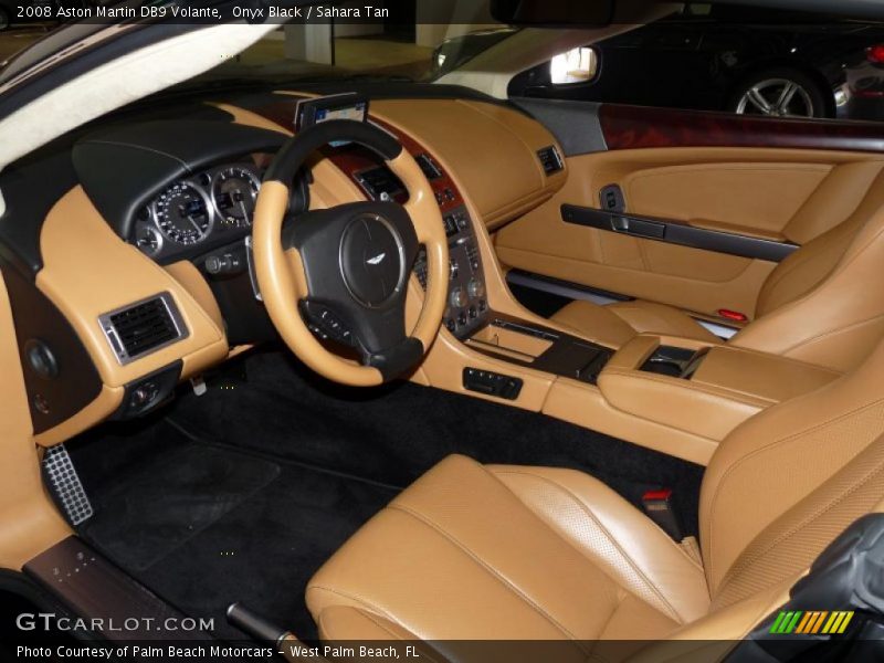 Onyx Black / Sahara Tan 2008 Aston Martin DB9 Volante