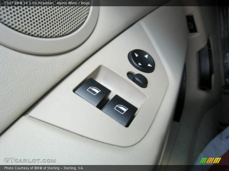 Alpine White / Beige 2007 BMW Z4 3.0si Roadster