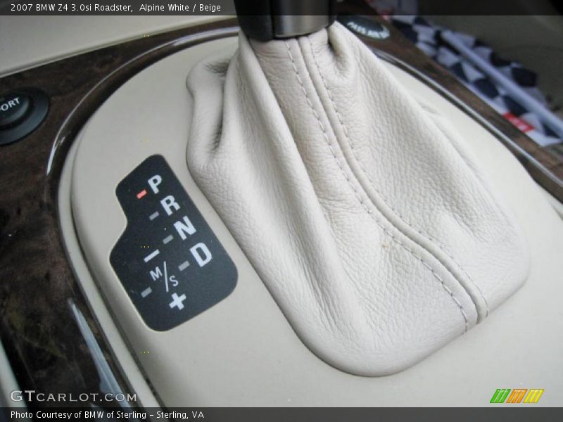 Alpine White / Beige 2007 BMW Z4 3.0si Roadster