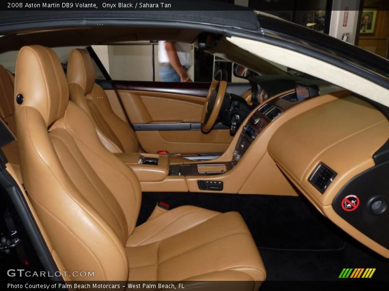 Onyx Black / Sahara Tan 2008 Aston Martin DB9 Volante