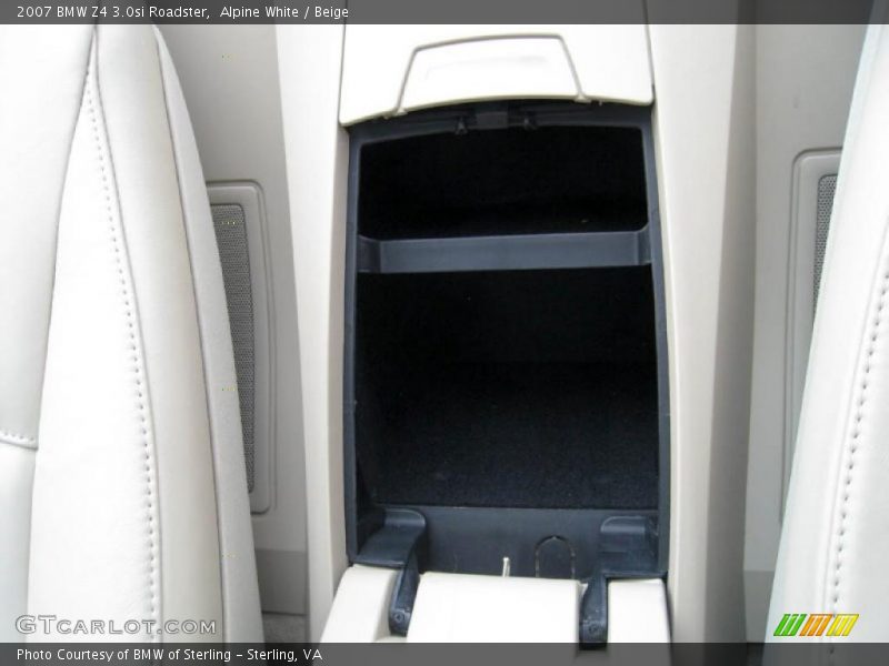 Alpine White / Beige 2007 BMW Z4 3.0si Roadster