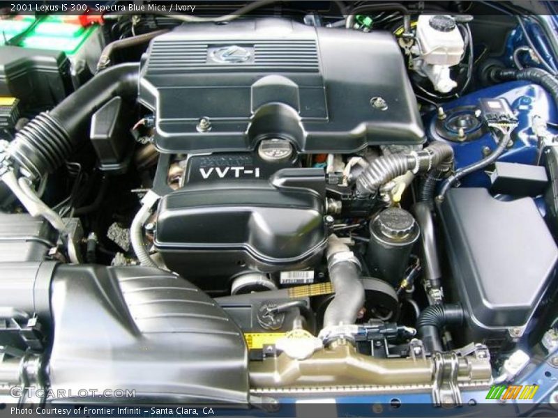 Spectra Blue Mica / Ivory 2001 Lexus IS 300