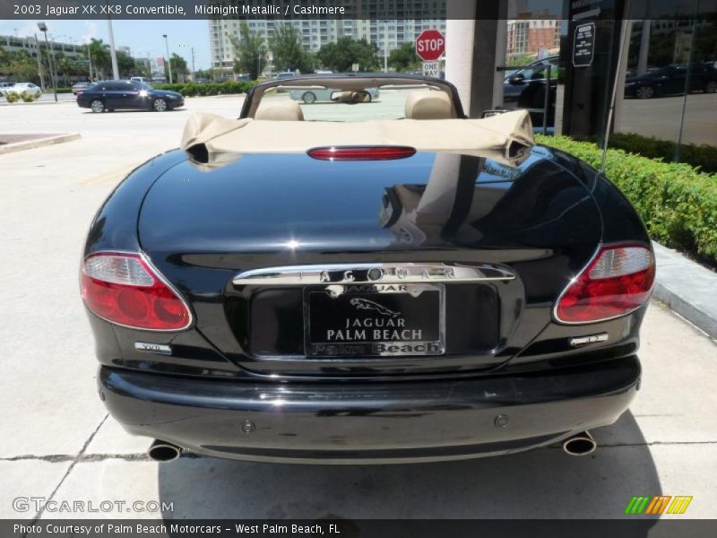 Midnight Metallic / Cashmere 2003 Jaguar XK XK8 Convertible