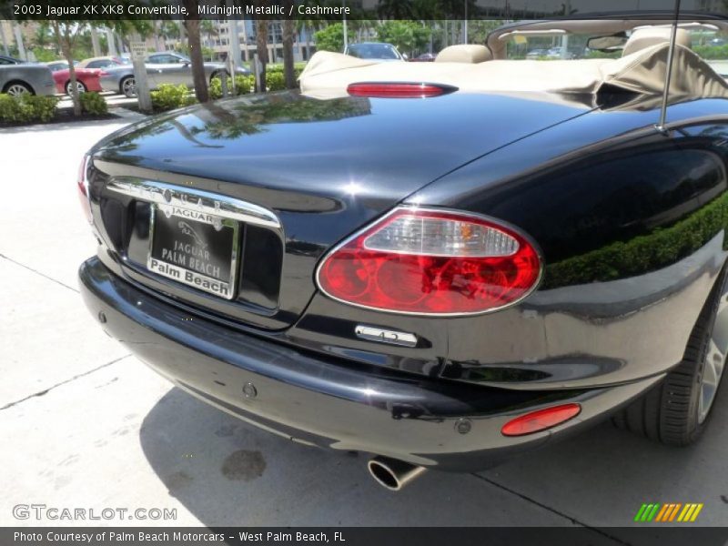Midnight Metallic / Cashmere 2003 Jaguar XK XK8 Convertible