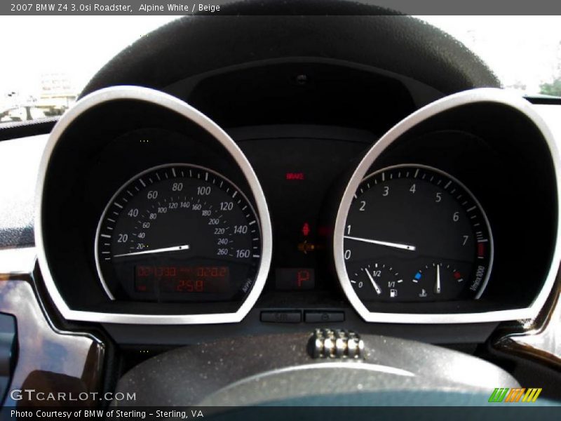Alpine White / Beige 2007 BMW Z4 3.0si Roadster