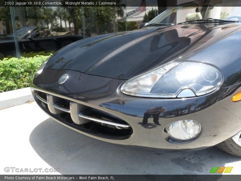 Midnight Metallic / Cashmere 2003 Jaguar XK XK8 Convertible