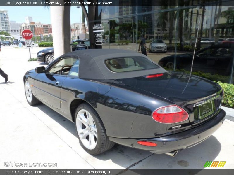 Midnight Metallic / Cashmere 2003 Jaguar XK XK8 Convertible