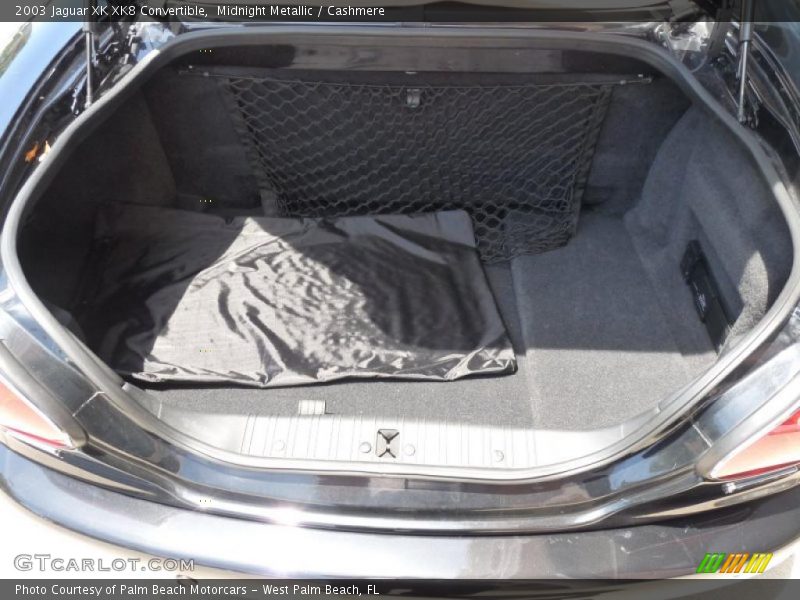 Midnight Metallic / Cashmere 2003 Jaguar XK XK8 Convertible