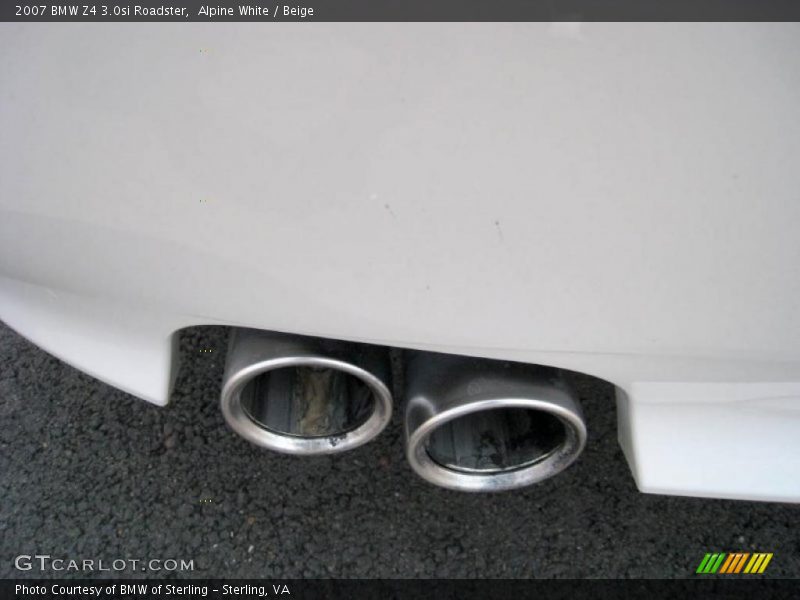 Alpine White / Beige 2007 BMW Z4 3.0si Roadster