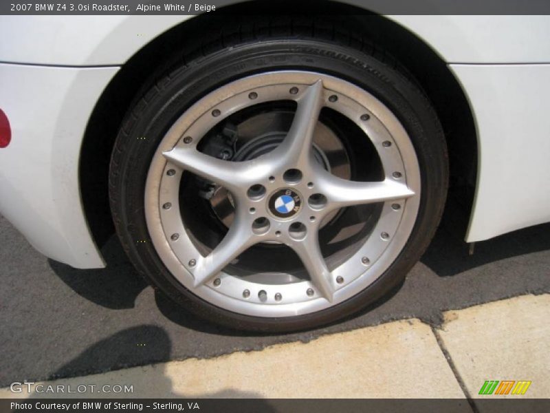 Alpine White / Beige 2007 BMW Z4 3.0si Roadster