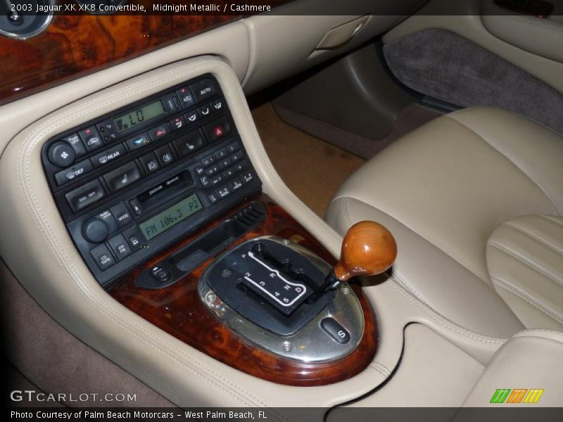 Midnight Metallic / Cashmere 2003 Jaguar XK XK8 Convertible