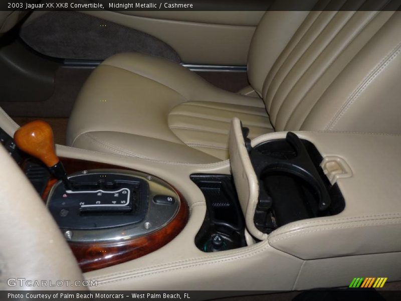 Midnight Metallic / Cashmere 2003 Jaguar XK XK8 Convertible