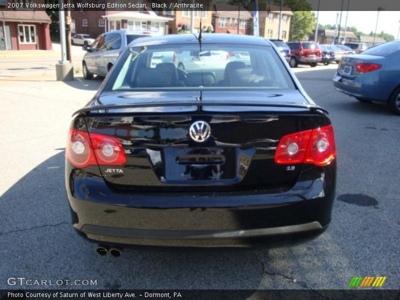 Black / Anthracite 2007 Volkswagen Jetta Wolfsburg Edition Sedan